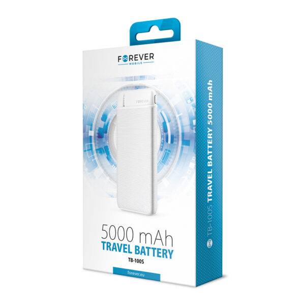 POWERBANK FOREVER 5000MAH - BLANCO - Image 3